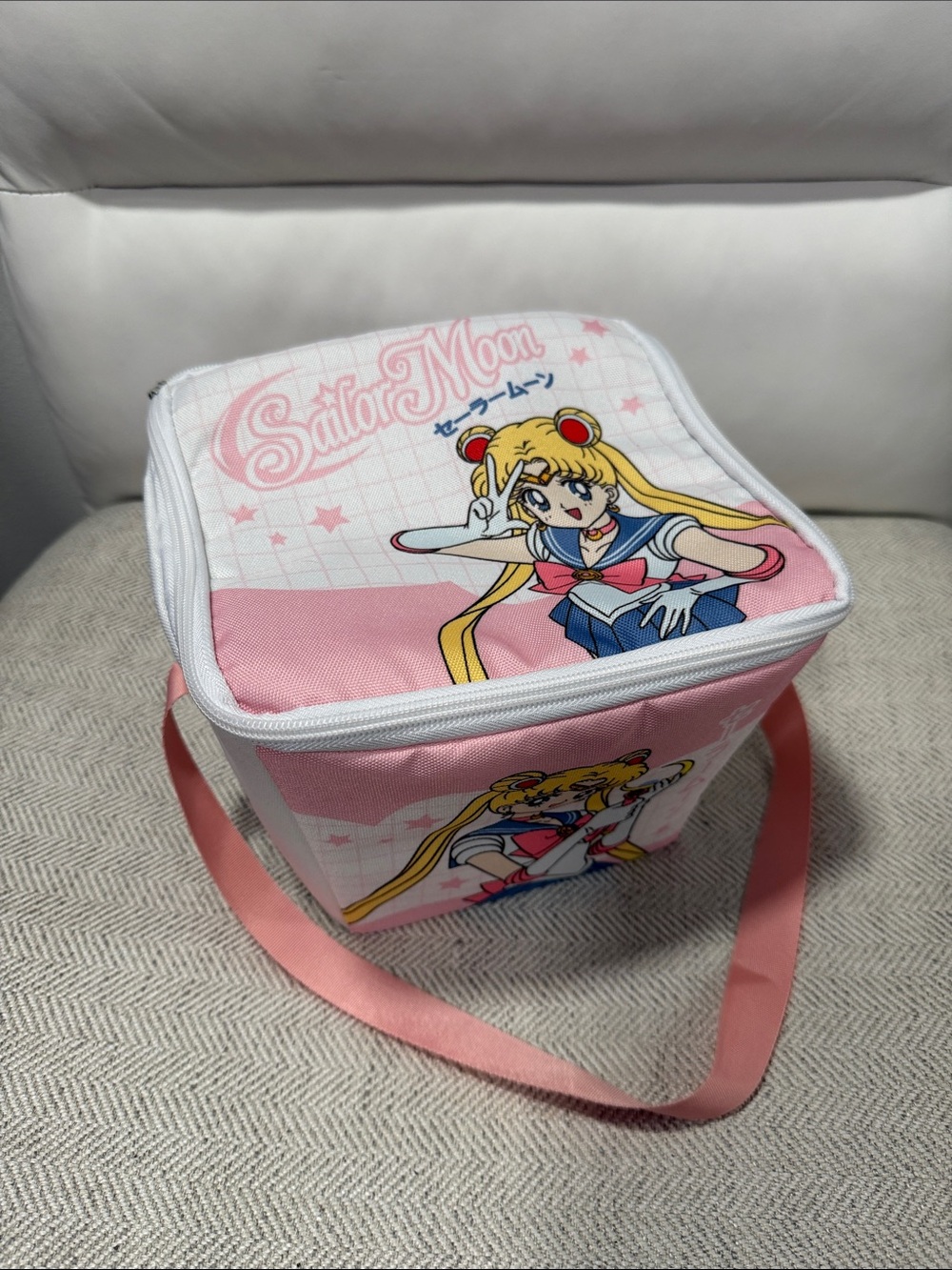 Sailor Moon Pink Insulated Lunch Bag